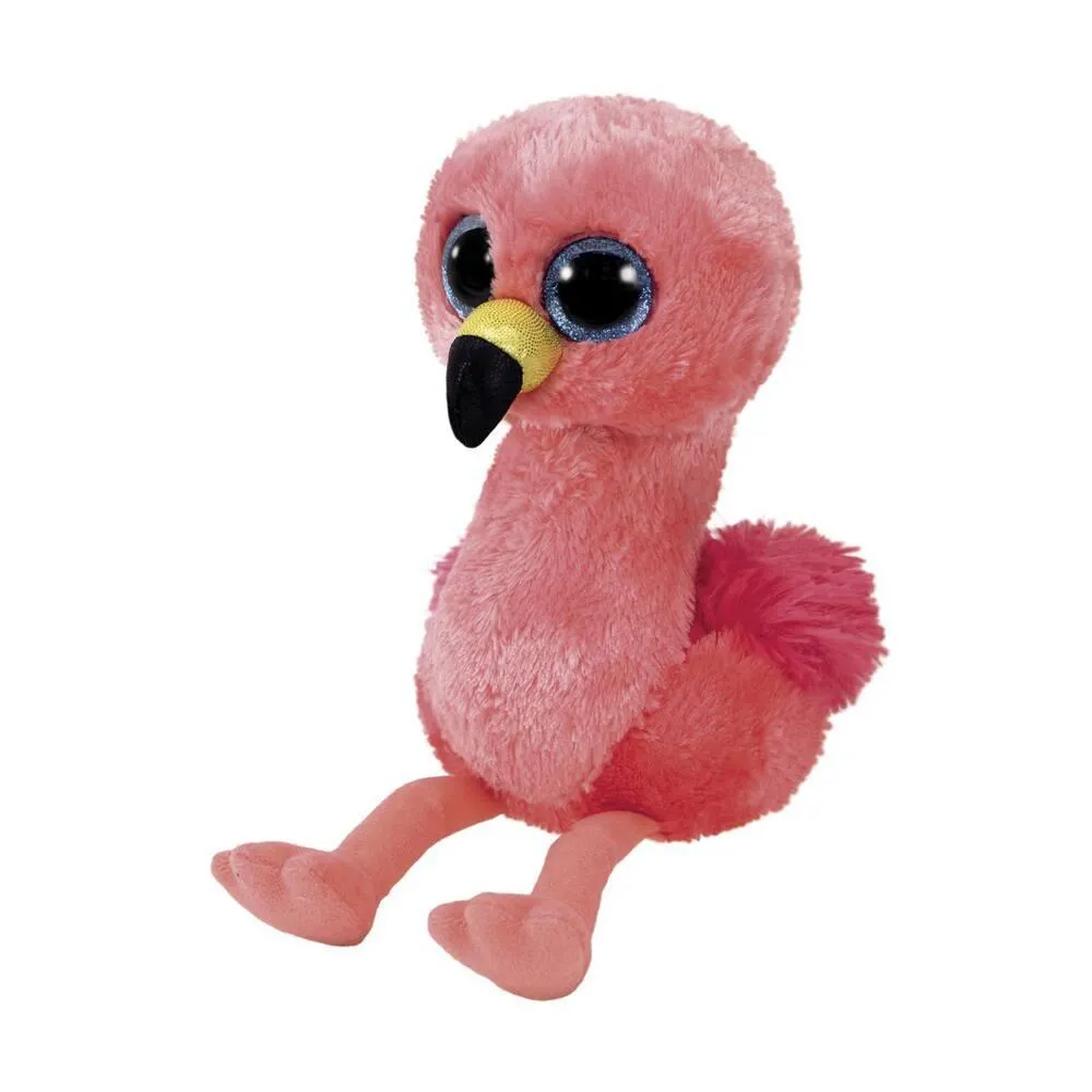 PELUCHE GILDA LE FLAMANT ROSE 15 CM BEANIE BOO'S