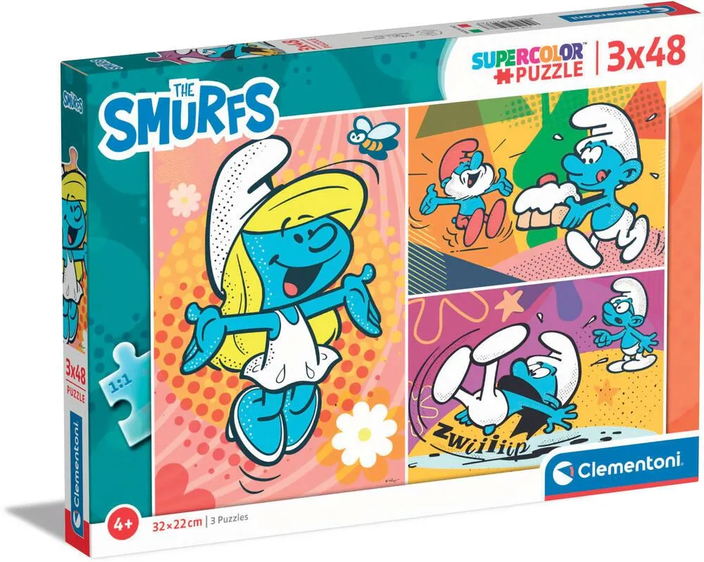 SCHTROUMPFS - PUZZLE 3X48 PIECES