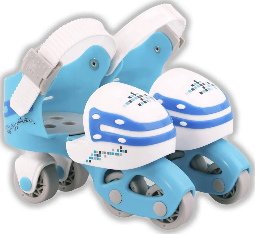 PATINS EVOLUTIFS ET AJUSTABLES BLEU POINTURE 25-32