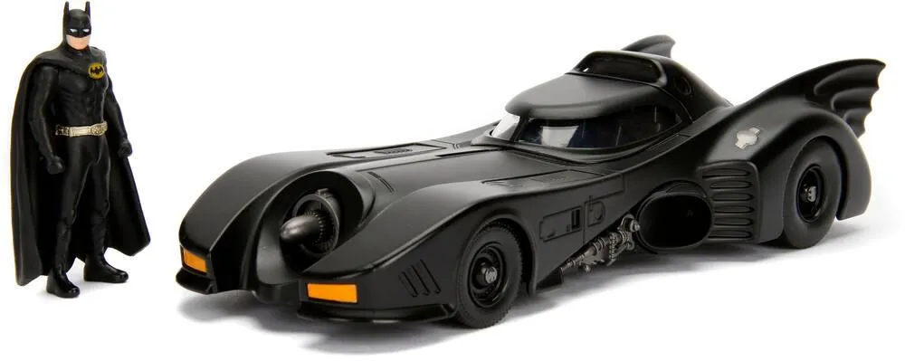 1/24 DC COMICS - VOITURE BATMOBILE W - BATMAN FIGURE BLACK 1989