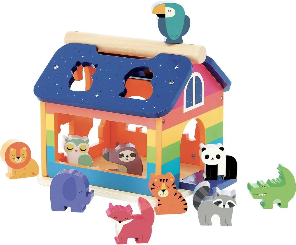 MAISON DES FORMES ARC-EN-CIEL EN BOIS - ANDY WESTFACE