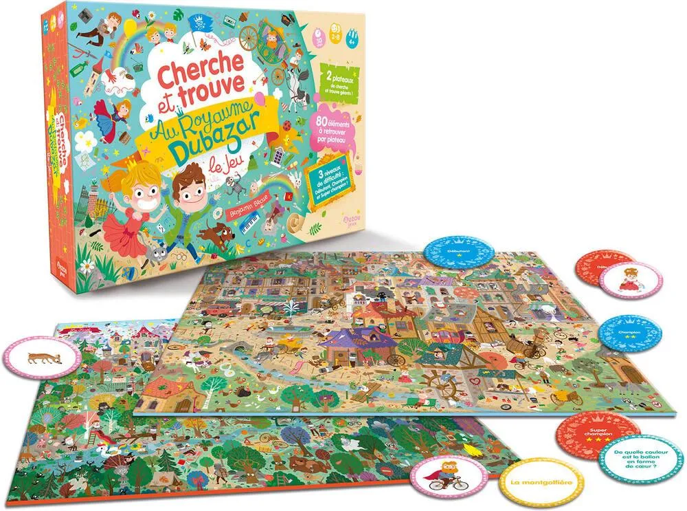 CHERCHE ET TROUVE AU ROYAUME DUBAZAR - LE JEU