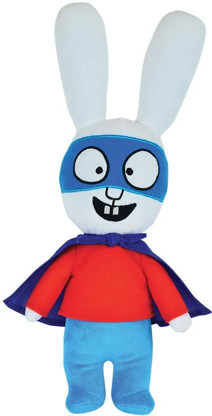 SIMON PELUCHE AVEC CAPE : 35 CM