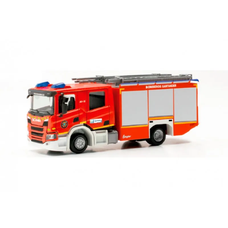 Cabine d’équipe Scania de la brigade de pompiers de Santander. HERPA 097543