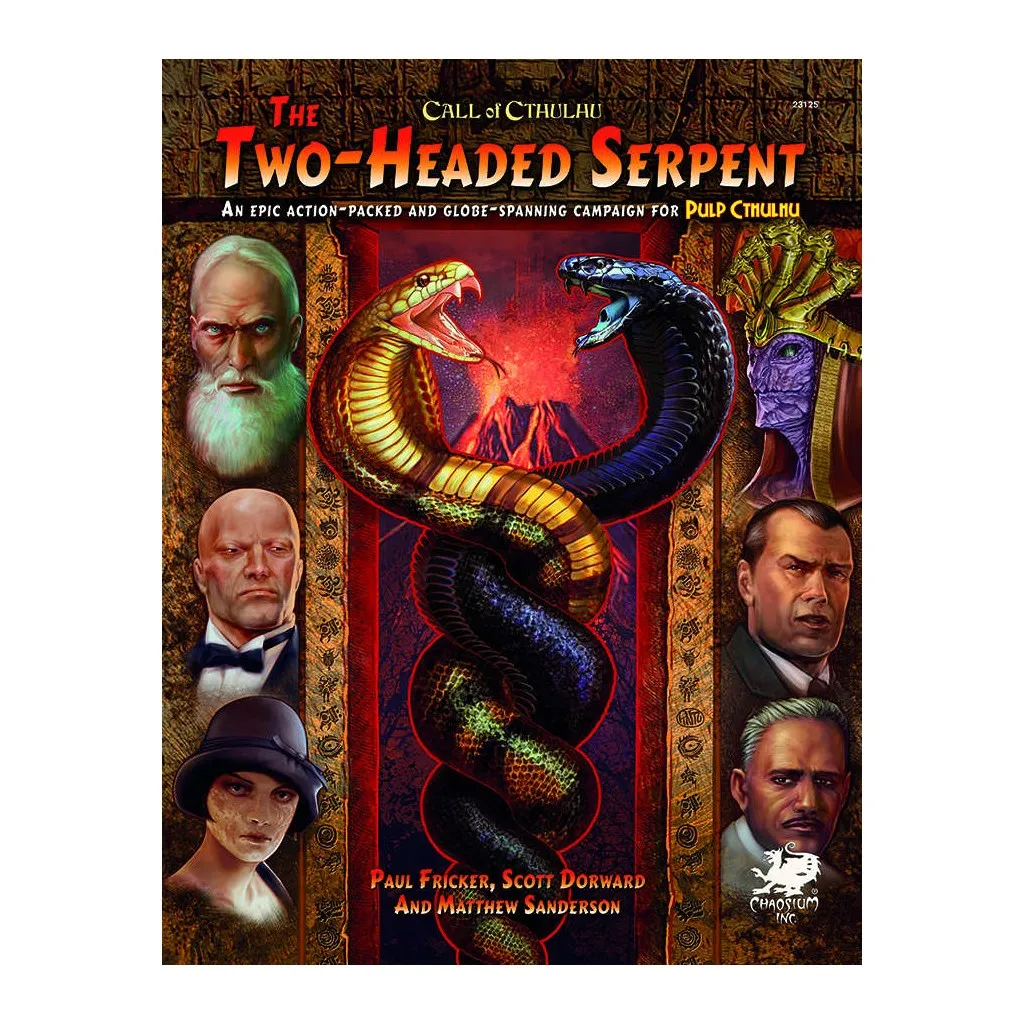 Call of Cthulhu 7th Ed - Pulp Cthulhu : The Two Headed Serpent