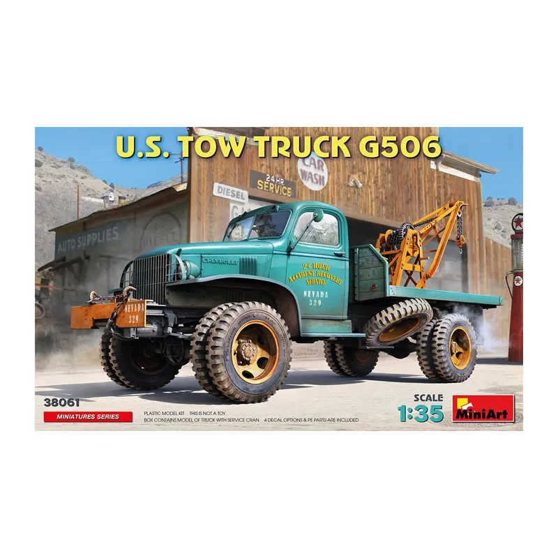 Camion 4x4 G506 avec grue. MINIART 38061