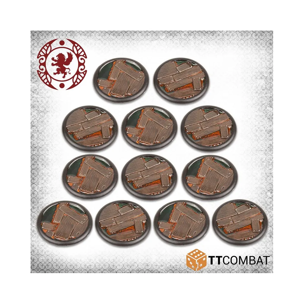 Carnevale - 40mm Sunken Wood Bases