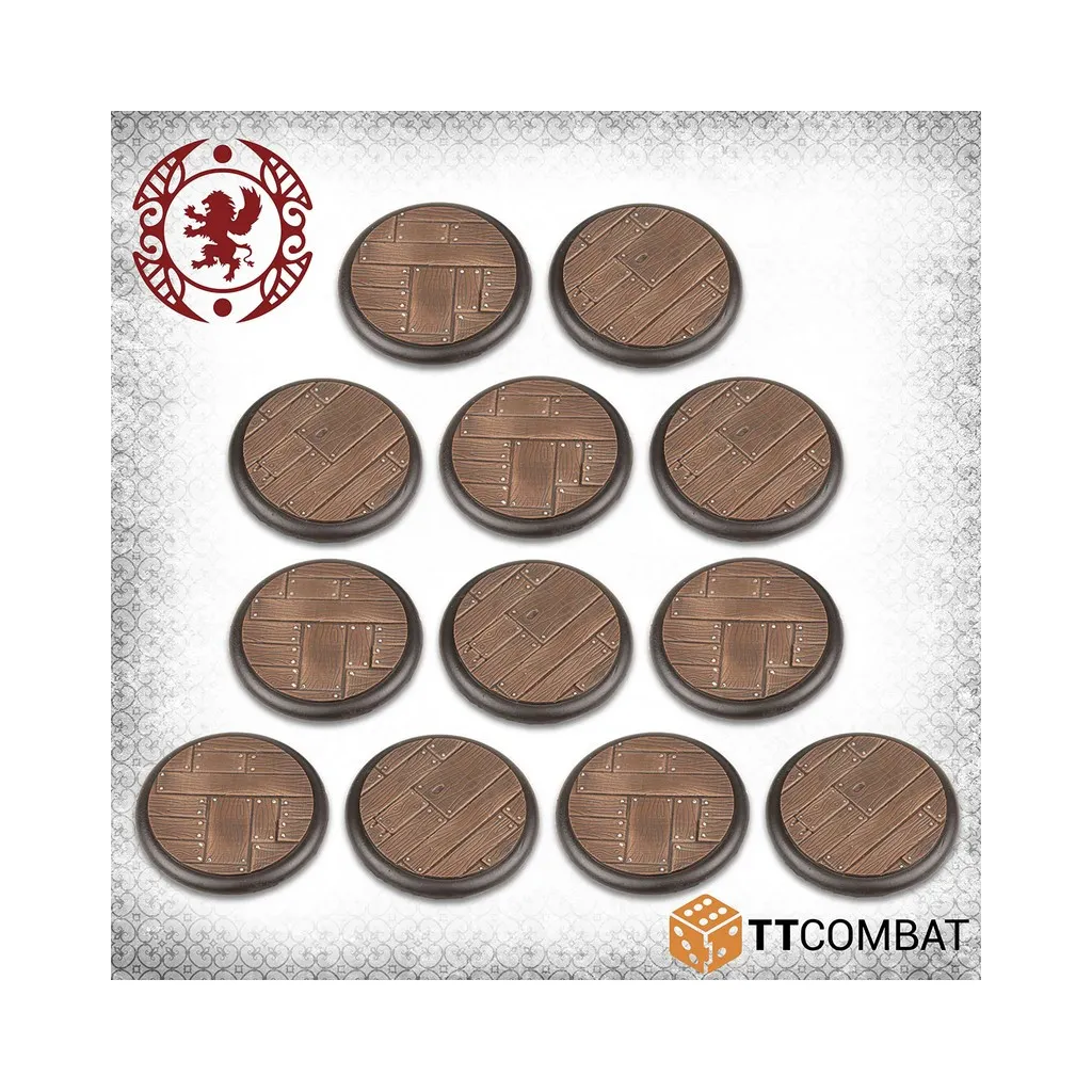 Carnevale - 40mm Wooden Plank Bases