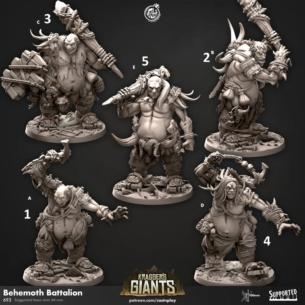 Cast n Play - Les Géants de Kragger - Bataillon de Behemoths