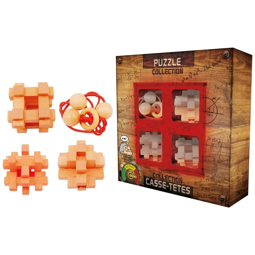 SET DE 4 CASSE-TETES EN BOIS EXTREME