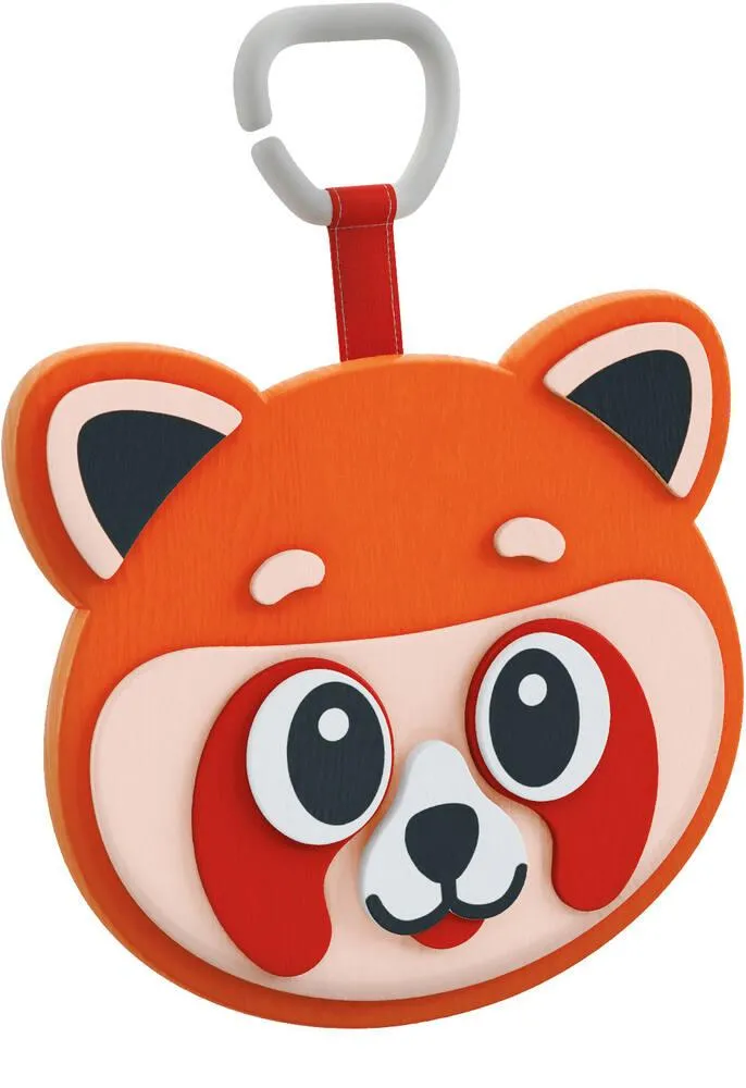 MONTESSORI - PANDA ROUX MUSCIAL EN BOIS