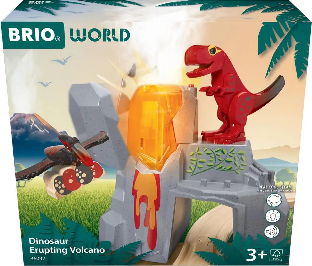 BRIO 63609200 -  VOLCAN DINOSAURE EN ERUPTION