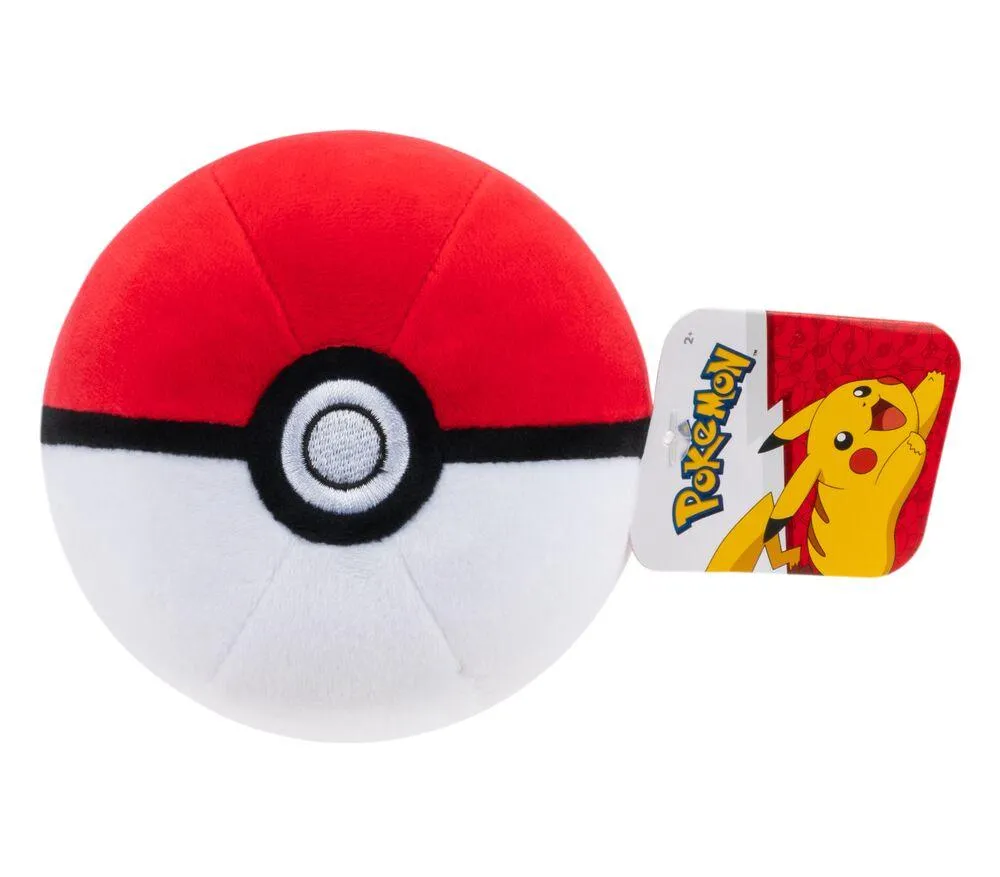POKEMON - PELUCHE POKE BALL DE 10 CM
