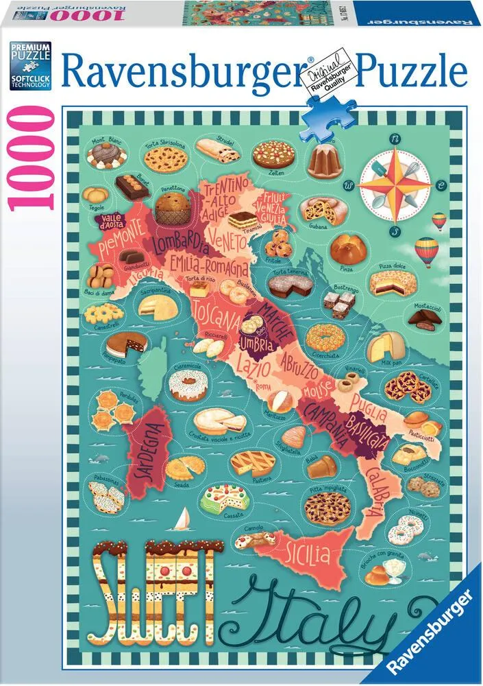TOURNEE DES DESSERTS ITALIENS - PUZZLE 1000 PIECES