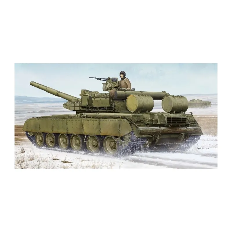 Char de combat principal russe T-80BVD MBT. TRUMPETER 05581