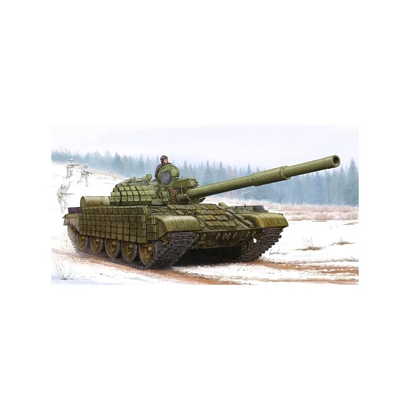 T-62 ERA Russe Mod. 1962. TRUMPETER 01555