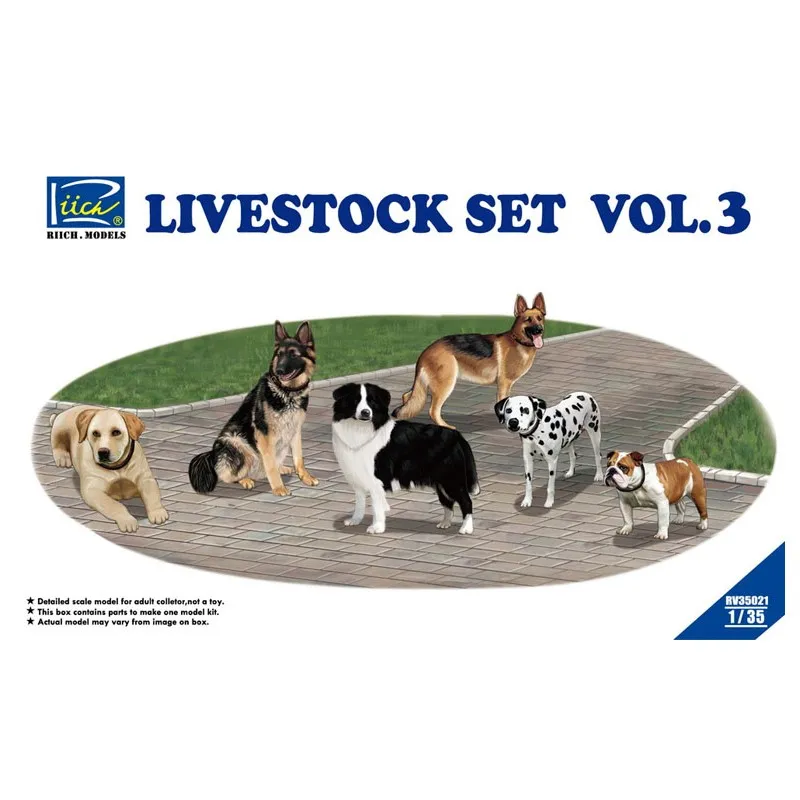 Animaux : chiens. Vol.3. RIICH MODELS RV35021