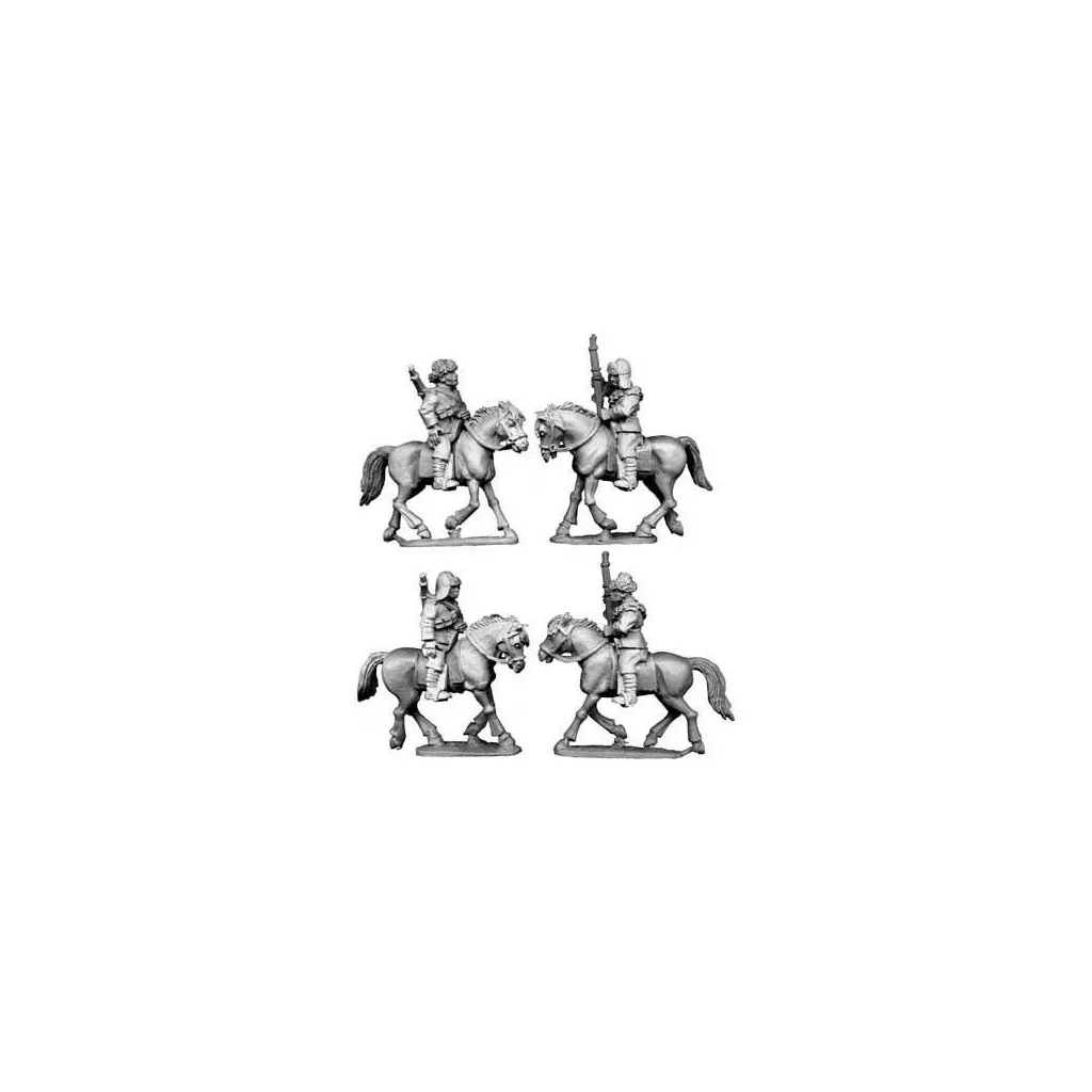 Chinese Cavalry in Fur Caps