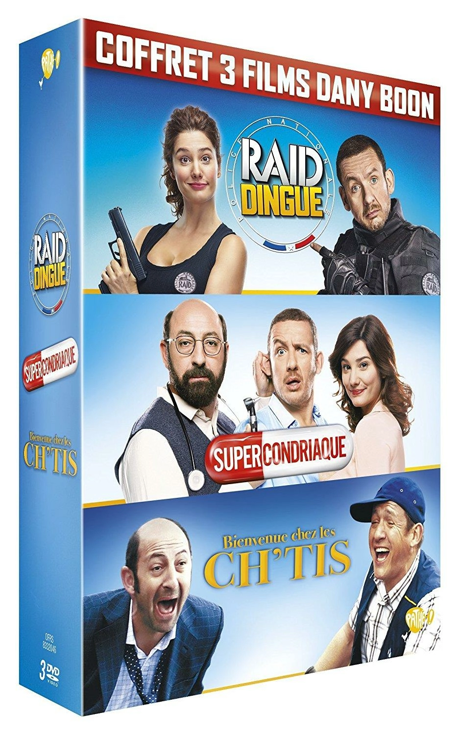 Coffret danny boon : raid dingue + supercondriaque + bienvenue chez les ch'tis