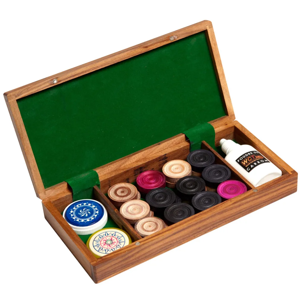Coffret de pions Carrom