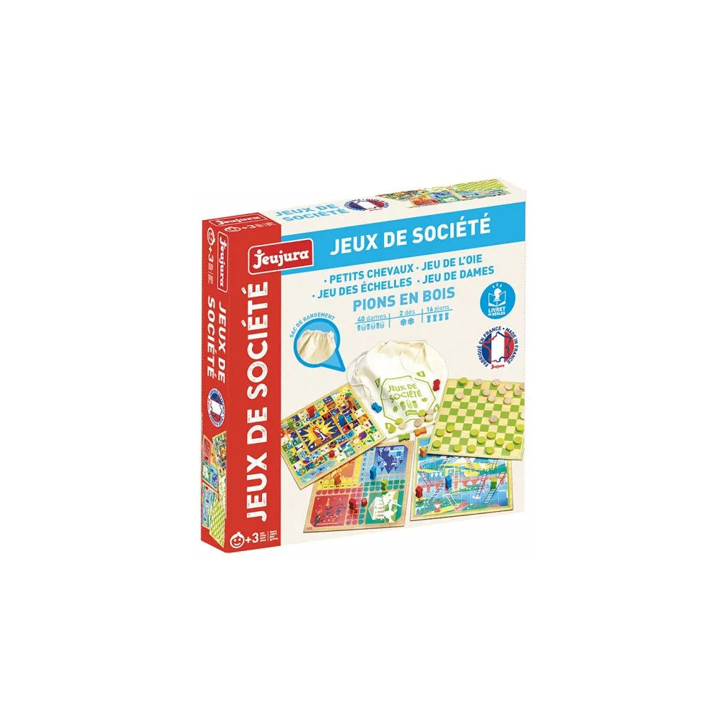 Coffret Jeux de Société en bois