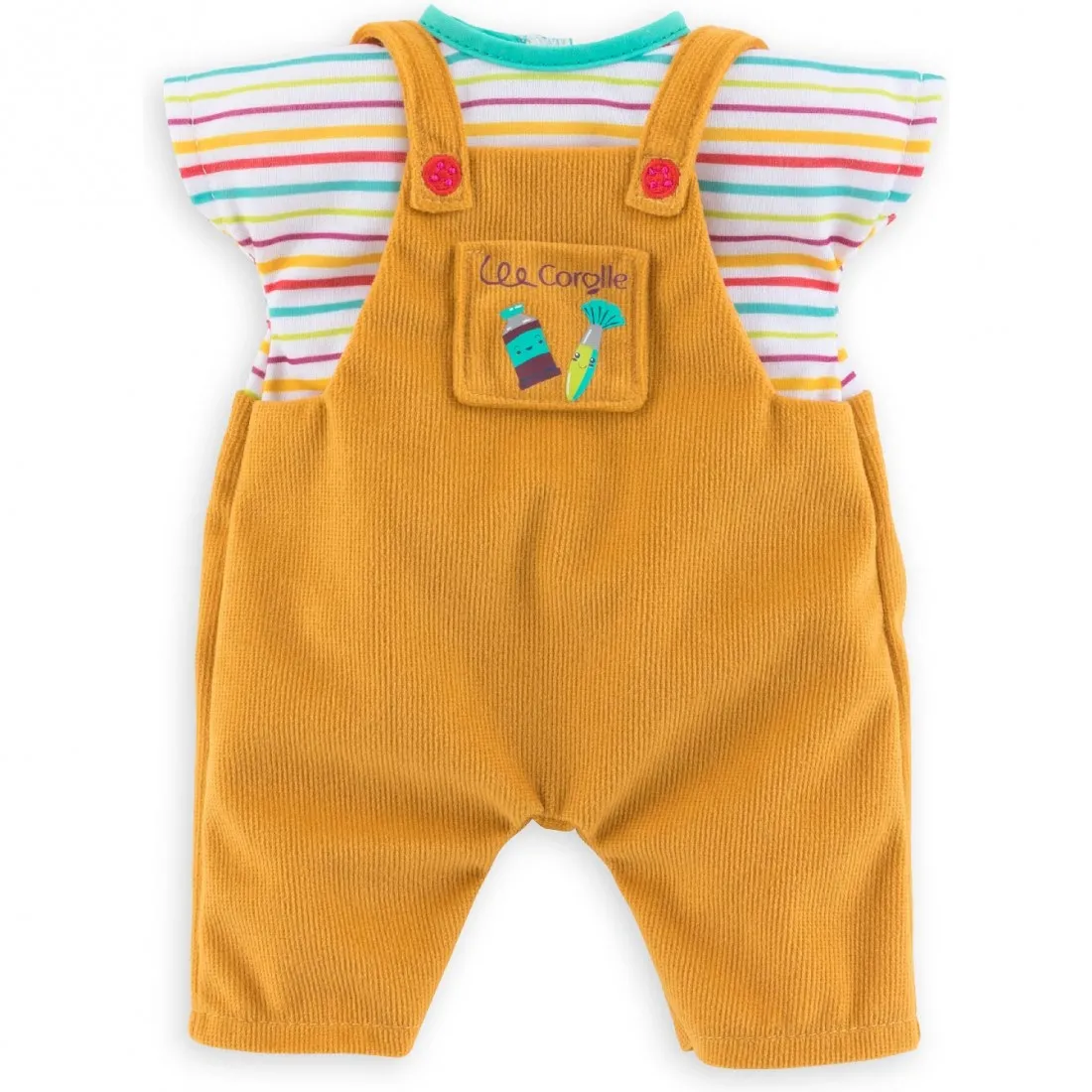 Shirt et Salopette Petit Artiste pour poupon 30 cm - Corolle
