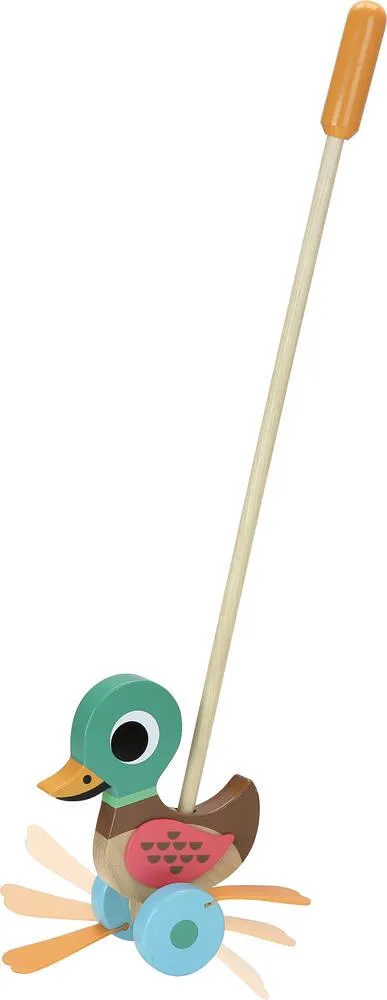 CANARD À POUSSER EN BOIS - INGELA P. ARRHENIUS