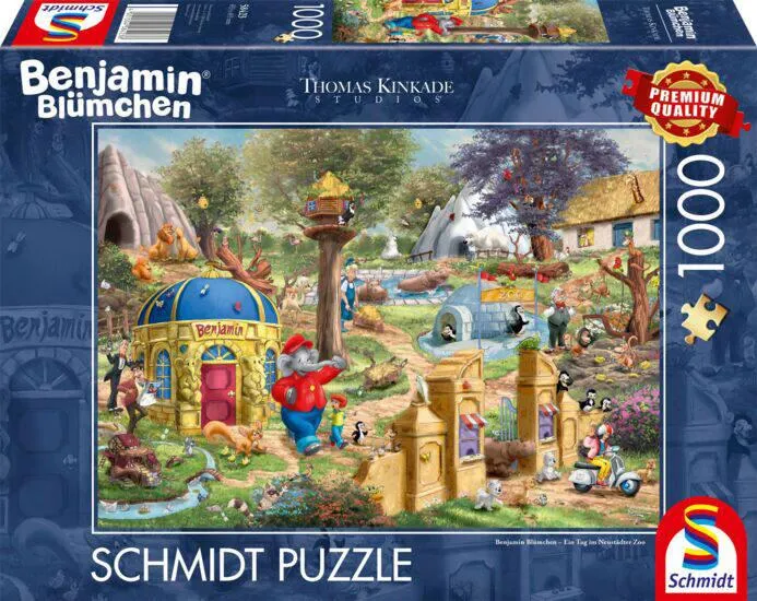BENJAMIN BLUMCHEN EIN TAG IM NEUSTADTER ZOO PUZZLE 1000 PIECES