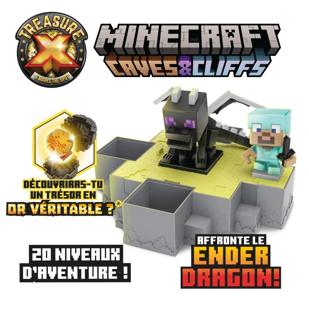 TRESOR X  - MINECRAFT ENDER DRAGON SET DE DECOUVERTE
