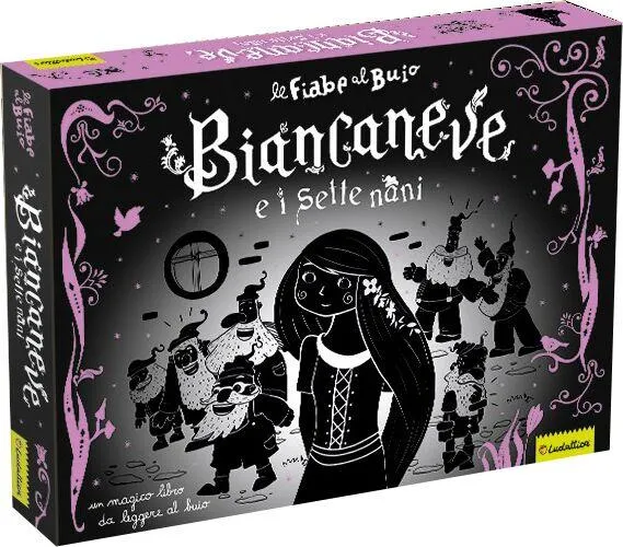 BLANCHE NEIGE ET LES SEPT NAINS - LIVRE A LIRE DANS LE NOIR