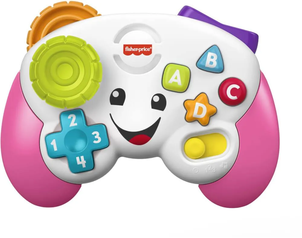 FISHER PRICE - RIRES ET EVEIL® - MANETTE DE JEUX ET D’APPRENTISSAGE - ROSE