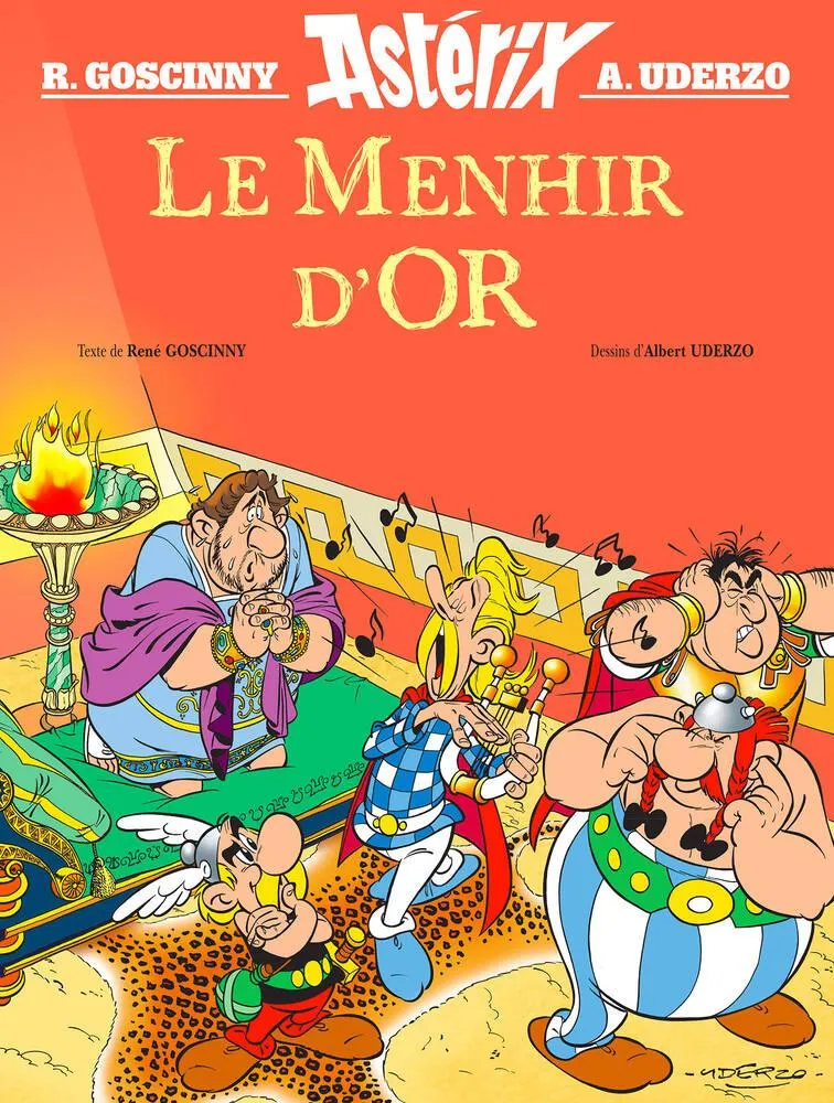 ASTERIX - HORS COLLECTION - ALBUM ILLUSTRE - LE MENHIR D'OR