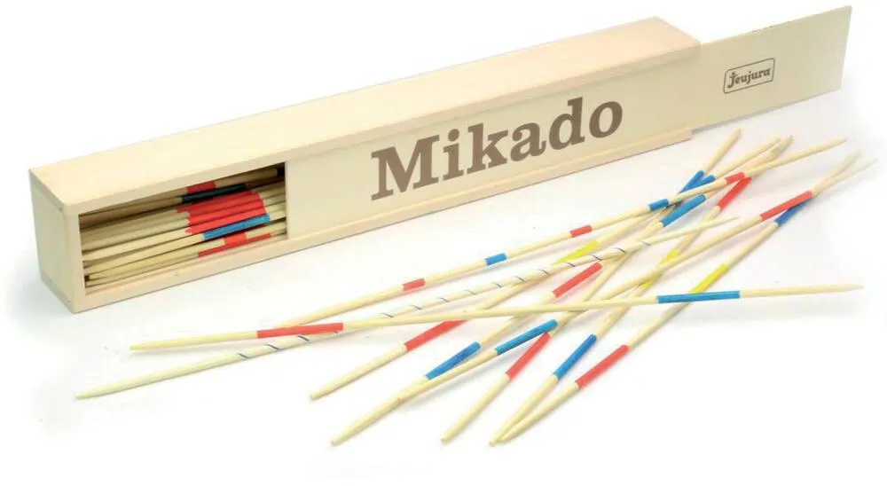 COFFRET MIKADO EN BOIS - 50 CM