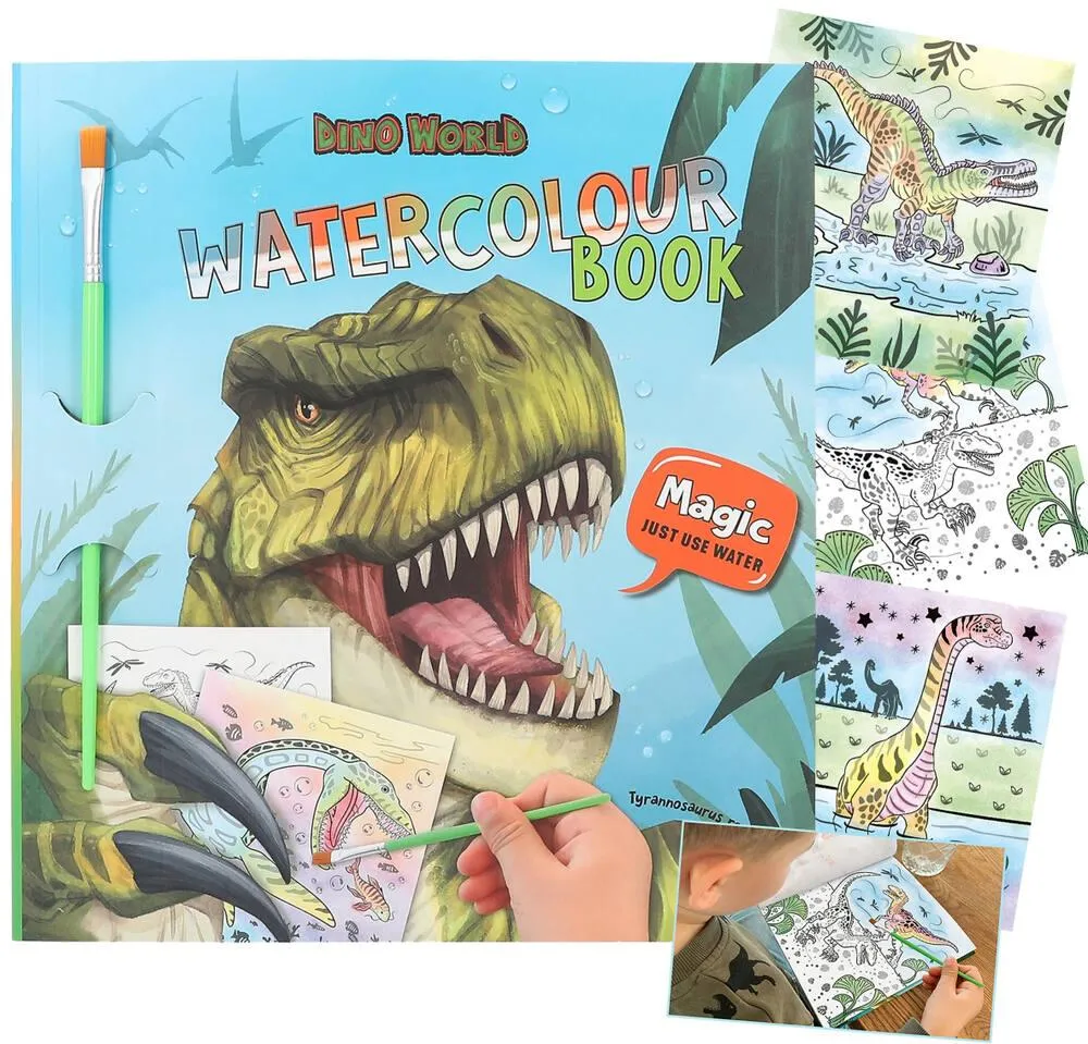 DINO WORLD L LIVRET AQUARELLES