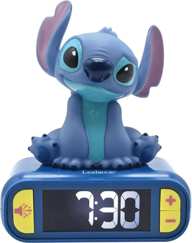 DISNEY STITCH - REVEIL - VEILLEUSE  AVEC SONS ET MELODIES