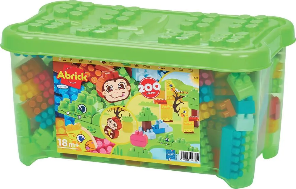 ABRICK - COFFRE JUNGLE 200 PIECES
