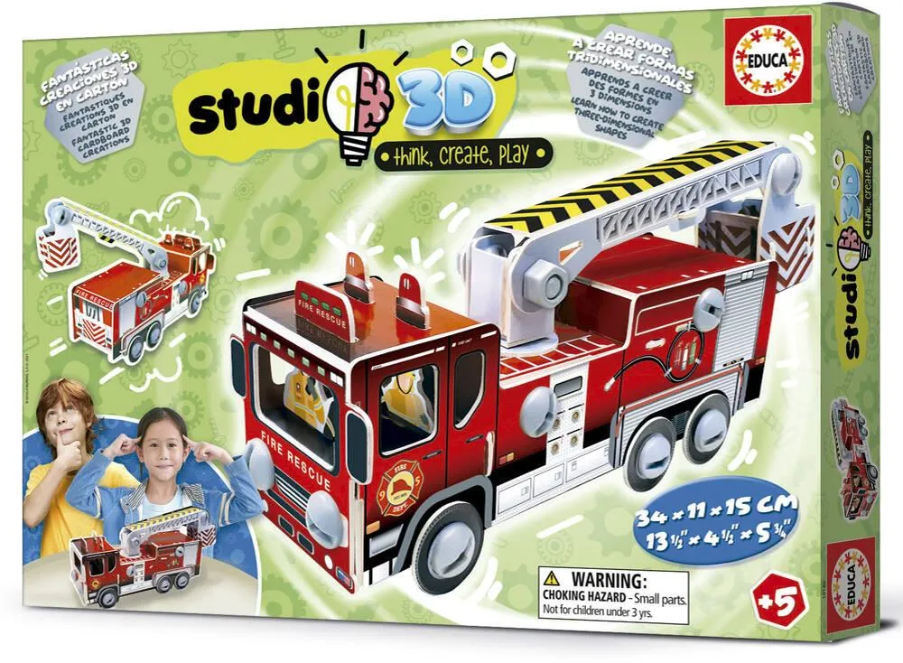 STUDIO 3D CAMION DES POMPIERS