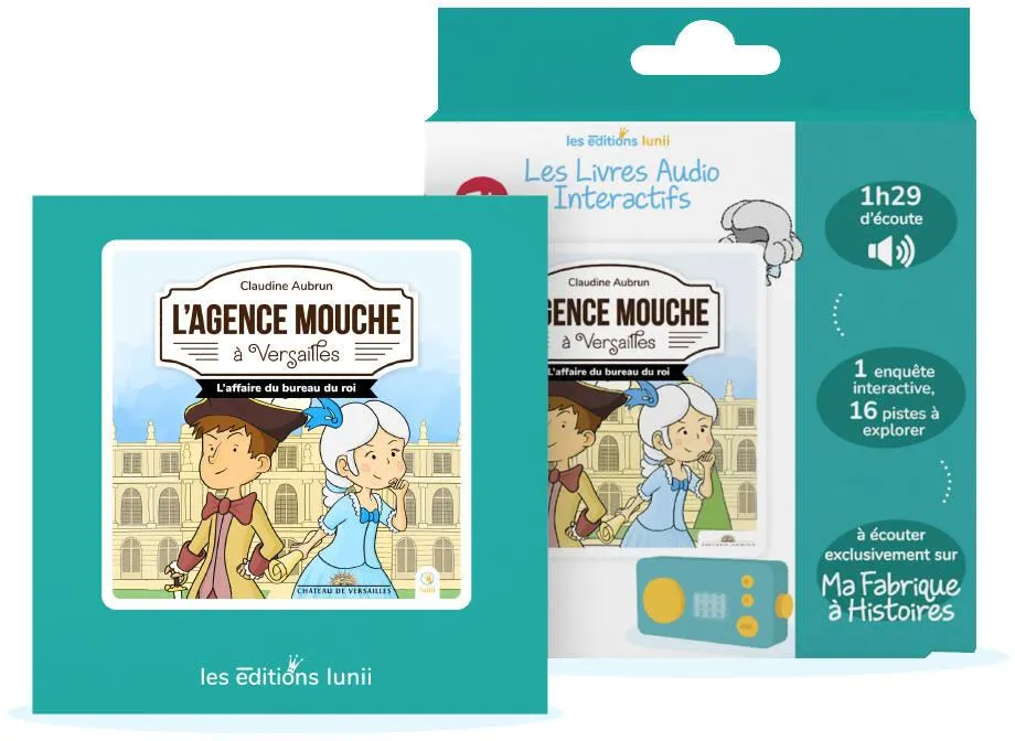 LUNII - LIVRE AUDIO - L'AGENCE MOUCHE A VERSAILLES