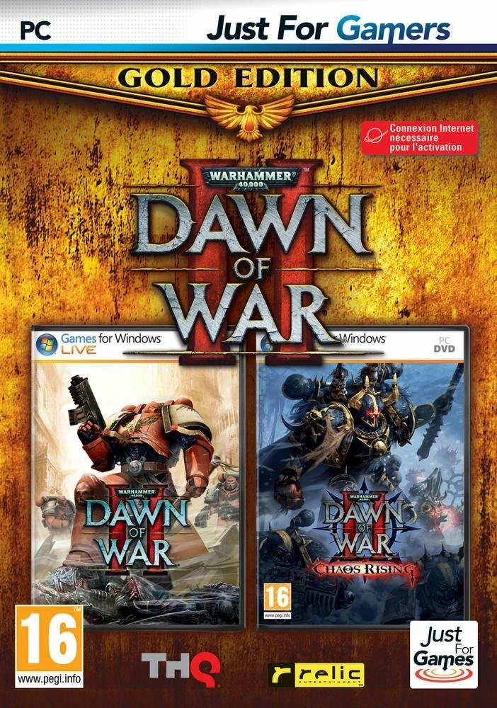 Warhammer 40.000 : Dawn of War 2 édition Gold Just For Gamers - PC