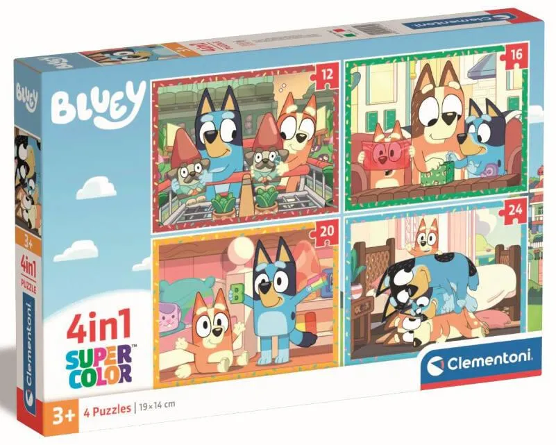BLUEY -PUZZLE 4 EN 1