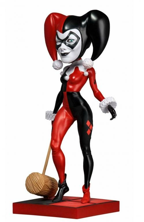 Dc comics - harley quinn - figurine head knocker 20cm