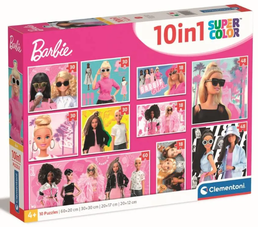 BARBIE - PUZZLE 10 EN 1