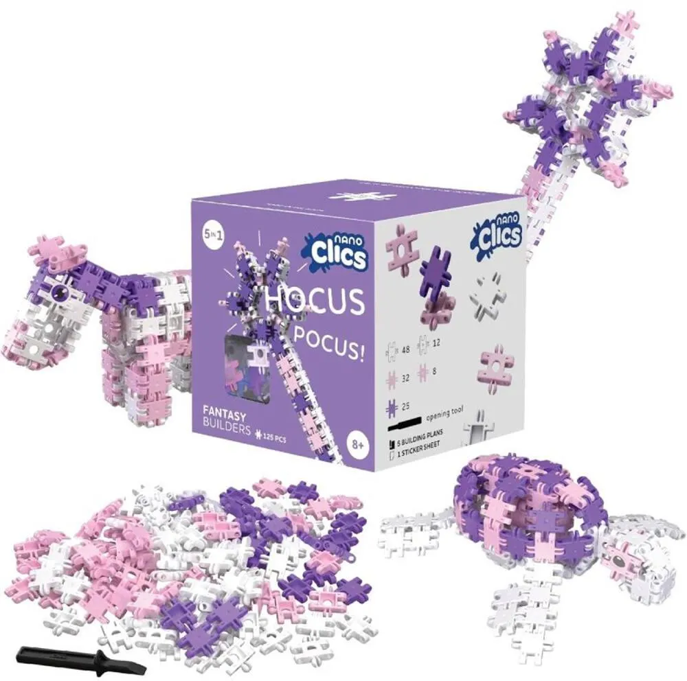 NANO CLICS - FANTASY BUILDERS - 125 pièces