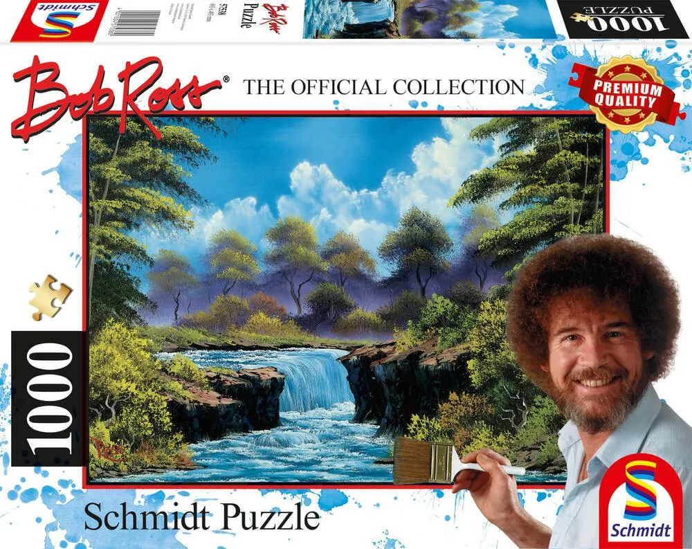 CHUTE D'EAU DANS LA CLAIRIERE PUZZLE 1000 PIECES