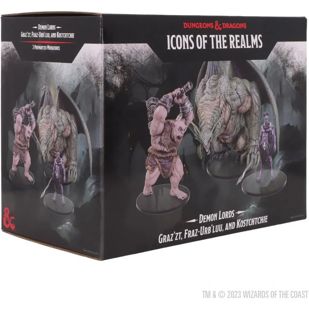 D&D Icons of the Realms : Demon Lords - Grazzt, Fraz Urbluu & Kostchtchie