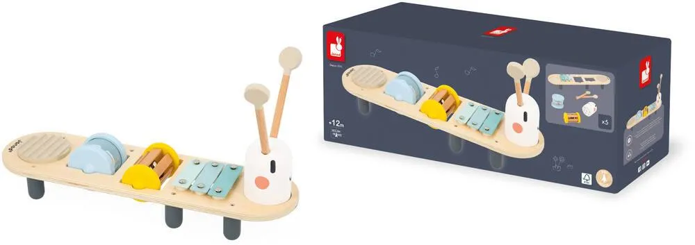 SWEET COCOON - STAND D'EVEIL SONORE CHENILLE