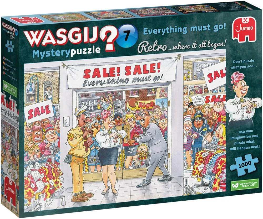 1000 - WASGIJ RETRO MYSTERY 7 DESTOCKAGE