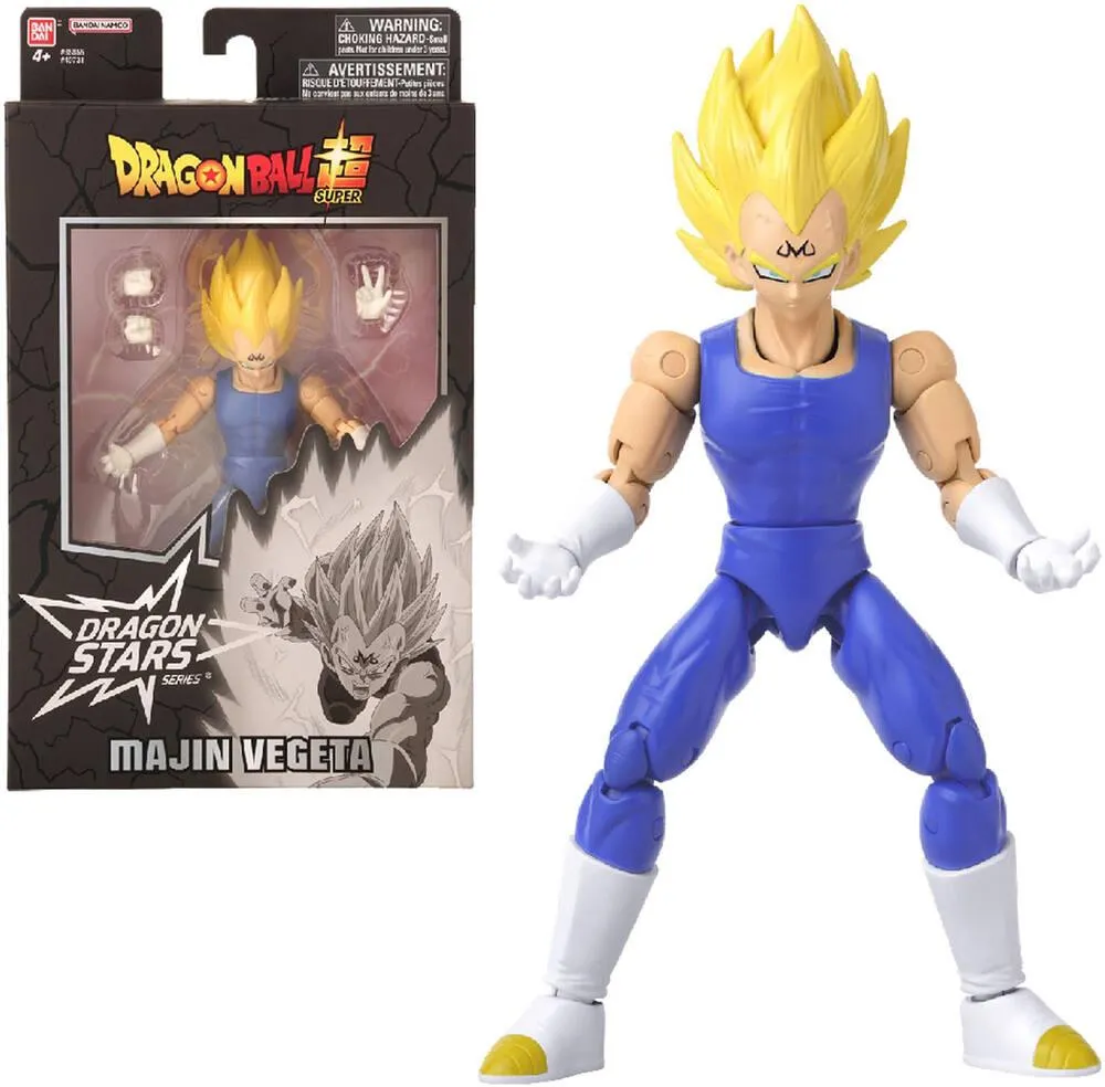 DRAGON BALL Z - FIGURINE ARTICULEE DRAGON STARS 17 CM - MAJIN VEGETA