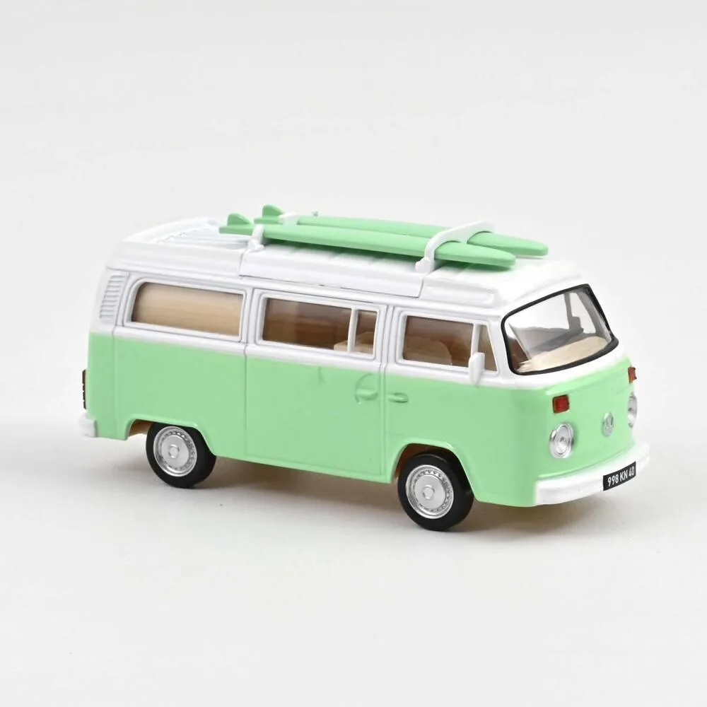 1/43 VOLKSWAGEN COMBI T2B CAMPER VAN 1973 GREEN JET-CAR