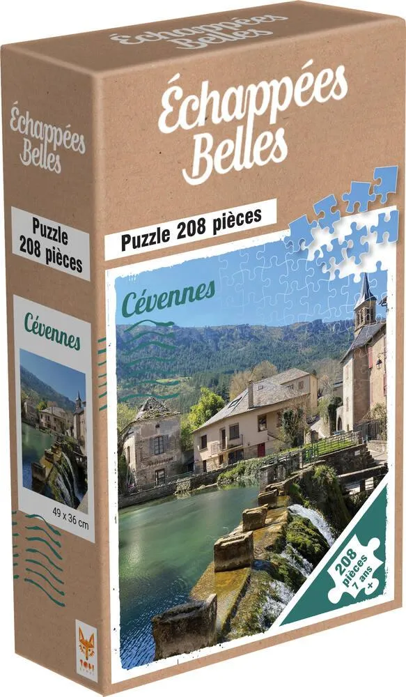 ECHAPPEES BELLES - PUZZLE CEVENNES 208 PIECES